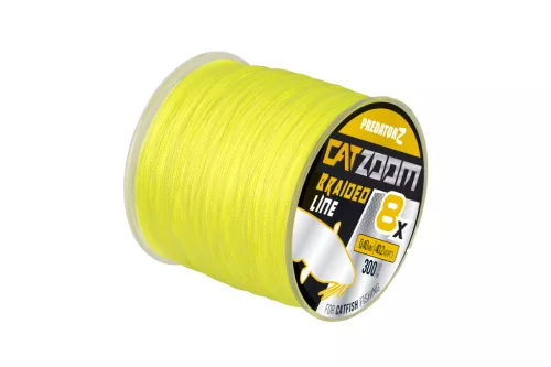 Catzoom 8X fonottzsinór, 0,60 mm, fluo zöld