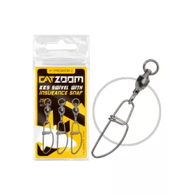 Catzoom csapágyas harcsázó forgókapocs 250 lbs, #8, 3 db