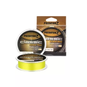   PZ Classic fonott zsinór-fluo sárga, o 0,14 mm, 120 m, 8,1 kg, fluo sárga
