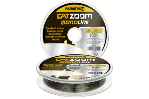 Catzoom Monoline zsinór, o 1,00 mm, 80 m, 54,7 kg, zöld