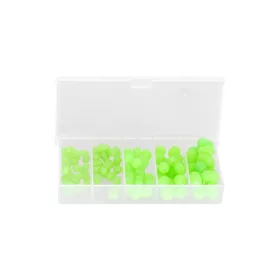 CZ Fluoreszkáló gumigyöngy készlet, 100 db