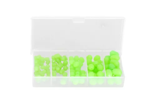 CZ Fluoreszkáló gumigyöngy készlet, 100 db