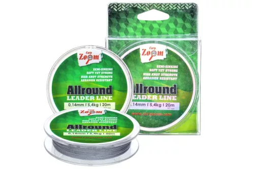 CZ Allround fonott előkezsinór, o 0,18 mm, 20 m, 6,9 kg, szürke