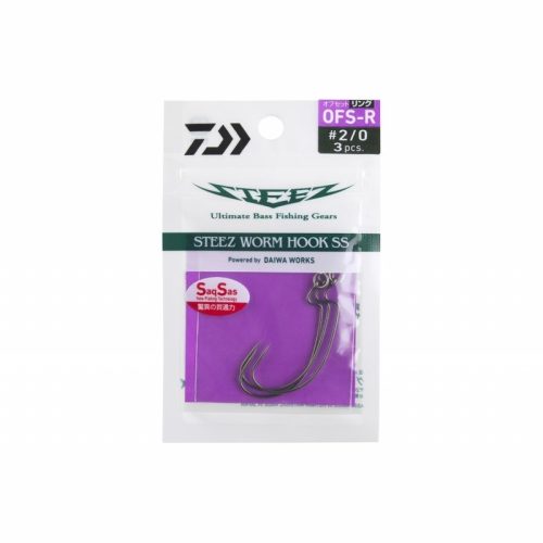 DAIWA STEEZ WORM HOOK SS OFS-RING 3/0 0.1
