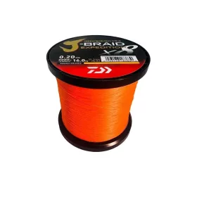 Daiwa J-Braid Expedition Smash Orange 0,16mm Tekercselt