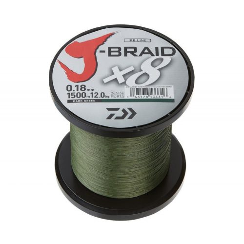 Daiwa J-Braid X8 Zöld 0,24mm