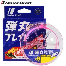   MAJOR CRAFT DANGAN BRAID X8 EGING SPECIAL 150m #0.8 16lb Pink