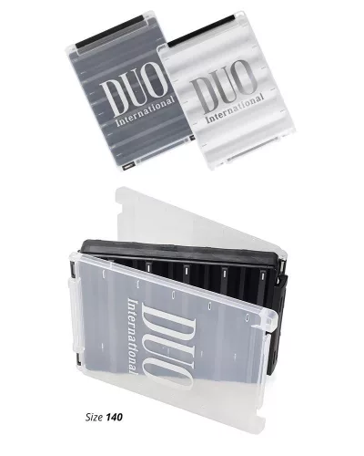 DOBOZ DUO REVERSE LURE CASE 140 20.5x14.5x4cm White/Silver Logo