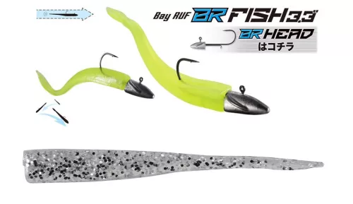 DUO BAYRUF BR FISH 3.3" 8.4cm S035 UV Silver