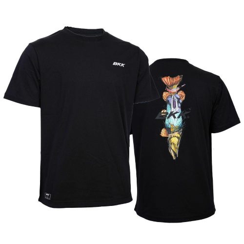 SHORT SLEEVE CASUAL SHIRT  PIKE - BLACK  XXL