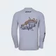 BKK LONG SLEEVE PERFORMANCE SHIRT - BARRAMUNDI - GREY S