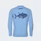 BKK LONG SLEEVE PERFORMANCE SHIRT - TUNA - LIGHT BLUE S