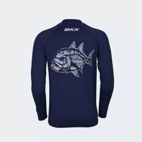BKK LONG SLEEVE PERFORMANCE SHIRT - GT - BLUE S