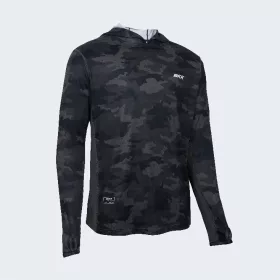 BKK HOODED LONG SLEEVE PERFORMANCE SHIRT - CAMO L