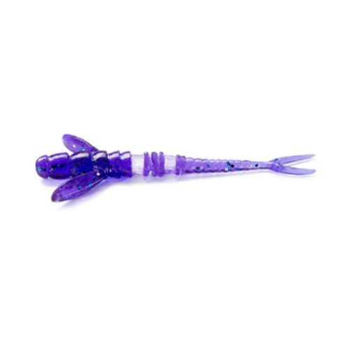 Flit 3" (8pcs.), #060 - Dark Violet/Peacock & Silver