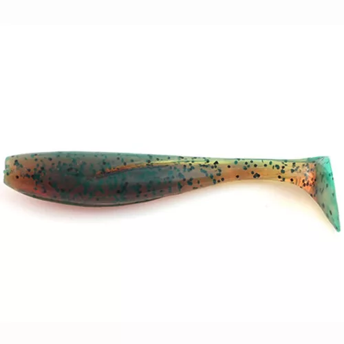 FISHUP Wizzle Shad 2" (10pcs.), #017 - Motor Oil Pepper