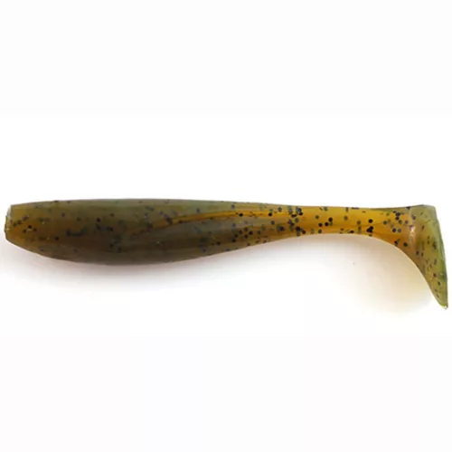 FISHUP Wizzle Shad 2" (10pcs.), #074 - Green Pumpkin Seed