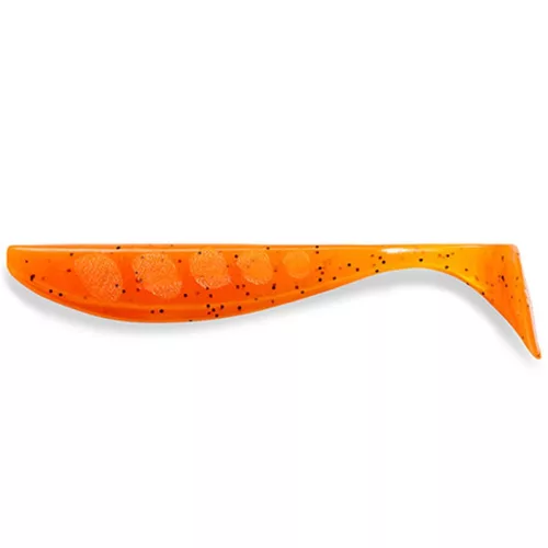 FISHUP Wizzle Shad 2" (10pcs.), #049 - Orange Pumpkin/Black