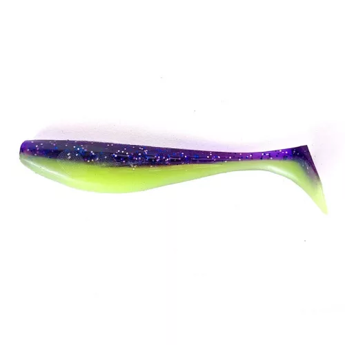 FISHUP Wizzle Shad 2" (10pcs.), #221 - Violet/Lime