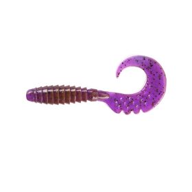 FISHUP Fancy Grub 2" (10pcs.), #016 - Lox/Green & Black