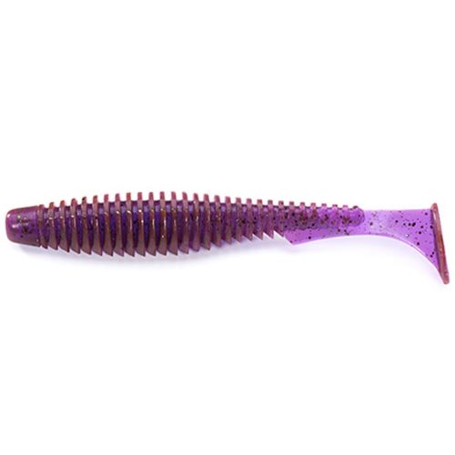 U-Shad 3" (9pcs.), #016 - Lox/Green & Black