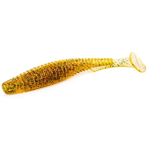 U-Shad 4" (8pcs.), #036 - Caramel/Green & Black