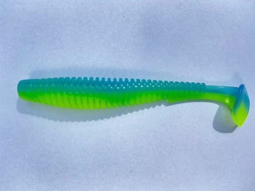 U-Shad 4" (8pcs.), #206 - Sky/Chartreuse