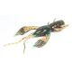 FISHUP Real Craw 1.5" (10pcs.), #019 - Motor Oil/Red