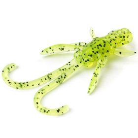 FISHUP Baffi Fly 1.5" (10pcs.), #055 - Chartreuse/Black