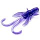 Baffi Fly 1.5" (10pcs.), #060 - Dark Violet/Peacock & Silver