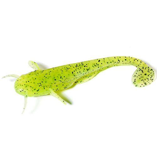 Catfish 2" (10pcs.), #055 - Chartreuse/Black