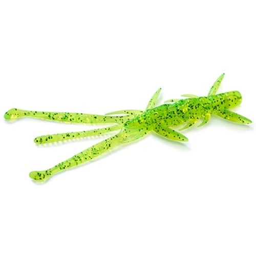 Shrimp 3" (9pcs.), #026 - Flo Chartreuse/Green
