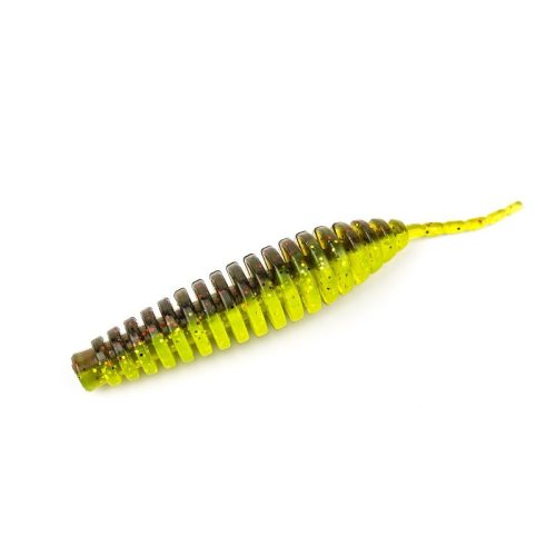 FISHUP Tanta 3" (6pcs.), #203 - Green Pumpkin/Flo Chartreuse