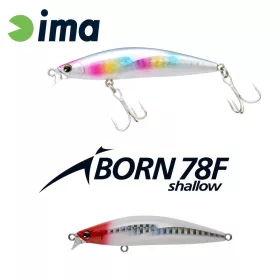IMA IBORN 78F SHALLOW 78mm 8.5gr 001 Red Head