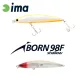IMA IBORN 98F SHALLOW 98mm 13gr 017 Classical Red Head