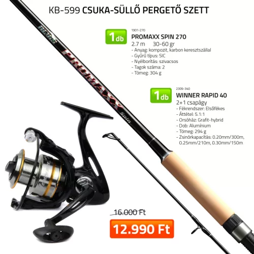 Nevis Csuka-Süllő szett 1901-270+ 2309-340