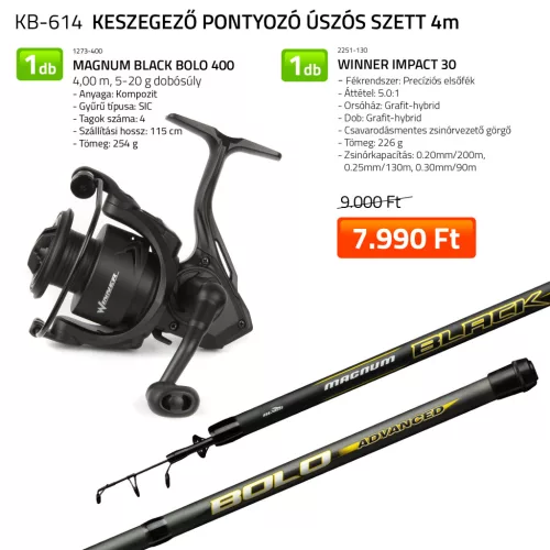 Nevis Keszegező pontyozó úszós szett 4m  1273-400+ 2251-130