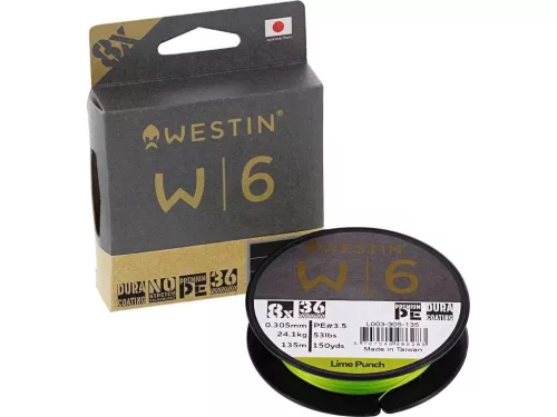 WESTIN W6 8 Braid Lime Punch 0.235mm 135m 13.3Kg