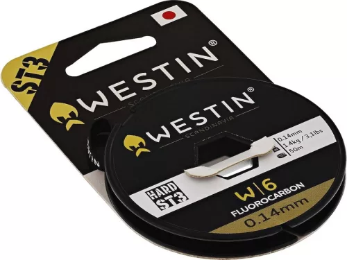 WESTIN W6 ST3 Fluorocarbon 50m/0.219mm/3.4kg/7.4lbs  Clear