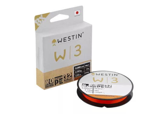 WESTIN W3 8 Braid Dutch Orange 0.205mm 135m 10.1Kg PE 1.5