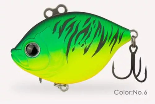 LUREFANS DK5 - Sinking 18g/55mm, 6-os "Fire Tiger" színkód