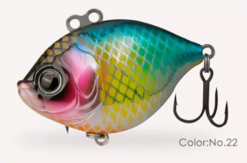 LUREFANS DK5 - Sinking 18g/55mm, 22-es "Rainbow Shad" színkód