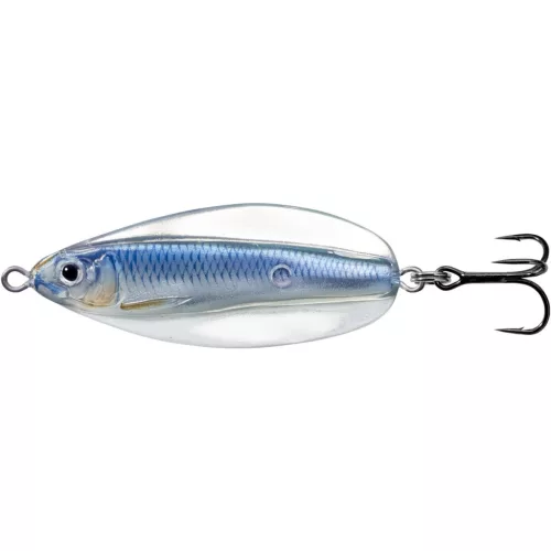 LIVETARGET ERRATIC SHINER SPOON SILVER/BLUE60 MM 14 G