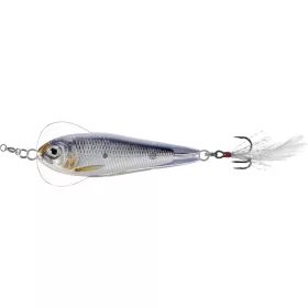   LIVETARGET FLUTTER SHAD JIGGING SPOON SILVER/BLACK 50 MM 11 G