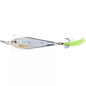 LIVETARGET FLUTTER SHAD JIGGING SPOON GLOW/PEARL 50 MM 11 G
