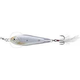 LIVETARGET FLUTTER SHAD JIGGING SPOON SILVER/PEARL50 MM 11 G