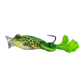   LIVETARGET THE ULTIMATE FROG POPPER BAIT GREEN / YELLOW 50MM 21G FLOATING