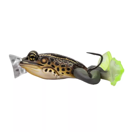 LIVETARGET THE ULTIMATE FROG POPPER BAIT  TAN / BROWN 50MM 21G FLOATING