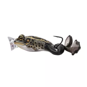   LIVETARGET THE ULTIMATE FROG POPPER BAIT  BROWN / BLACK 50MM 21G FLOATING