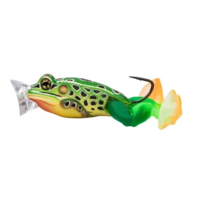   LIVETARGET THE ULTIMATE FROG POPPER BAIT  EMERALD / RED 50MM 21G FLOATING